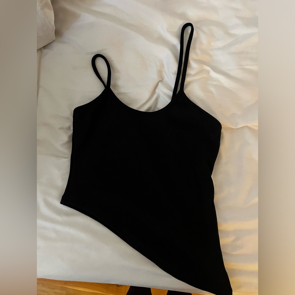 Black tank top